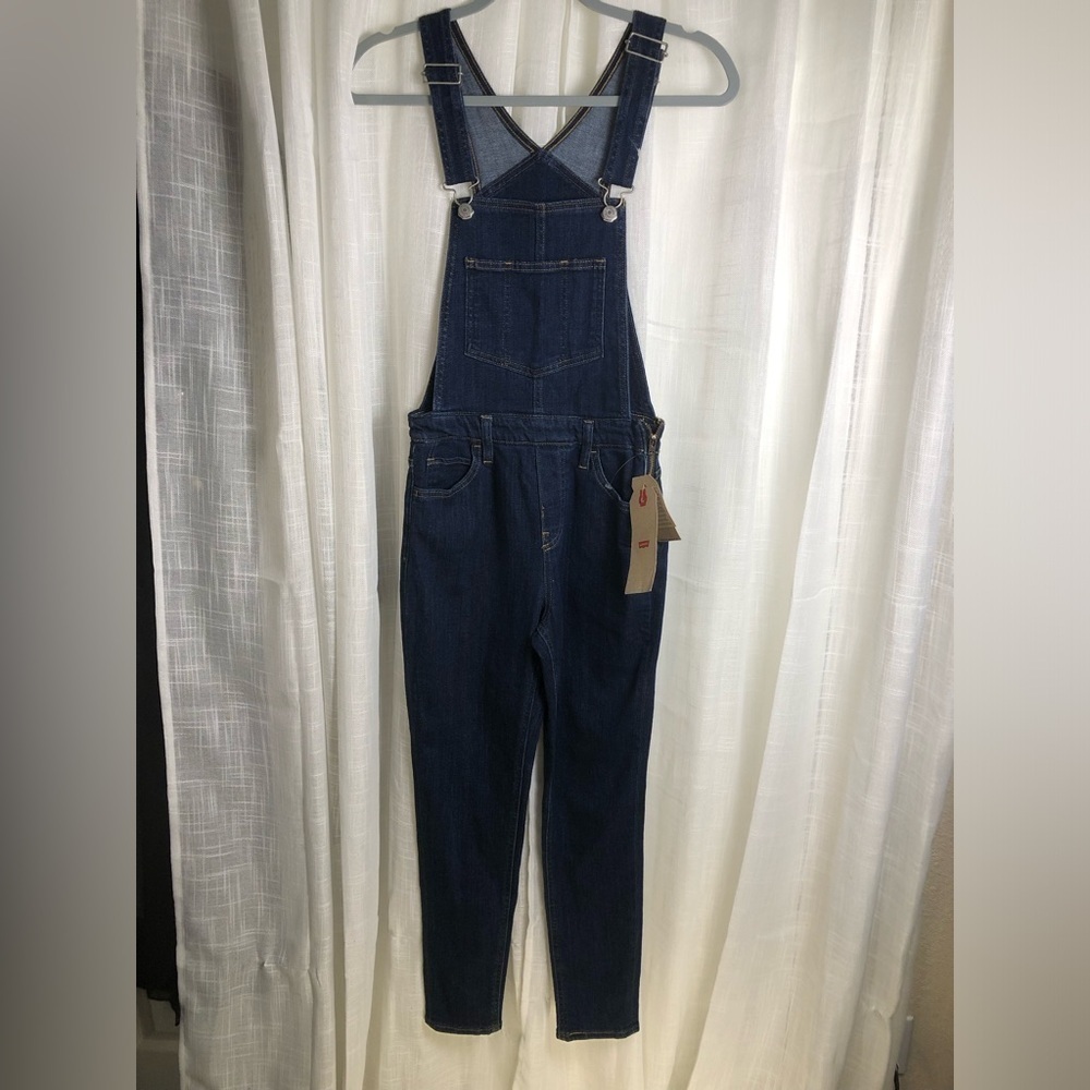 Levi's Indigo Denim Overalls size 26 NWT - Picture 7 of 13